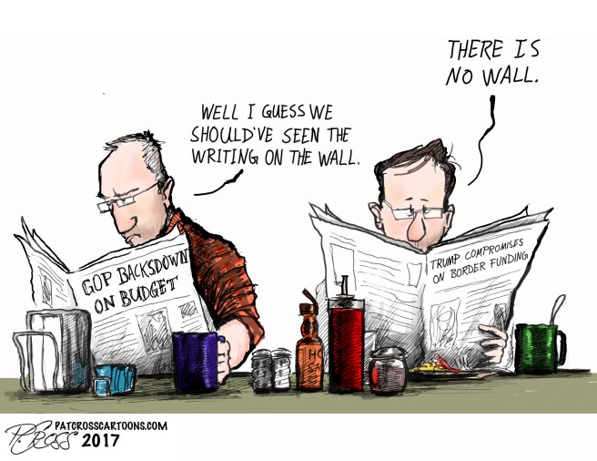 There is no wall
