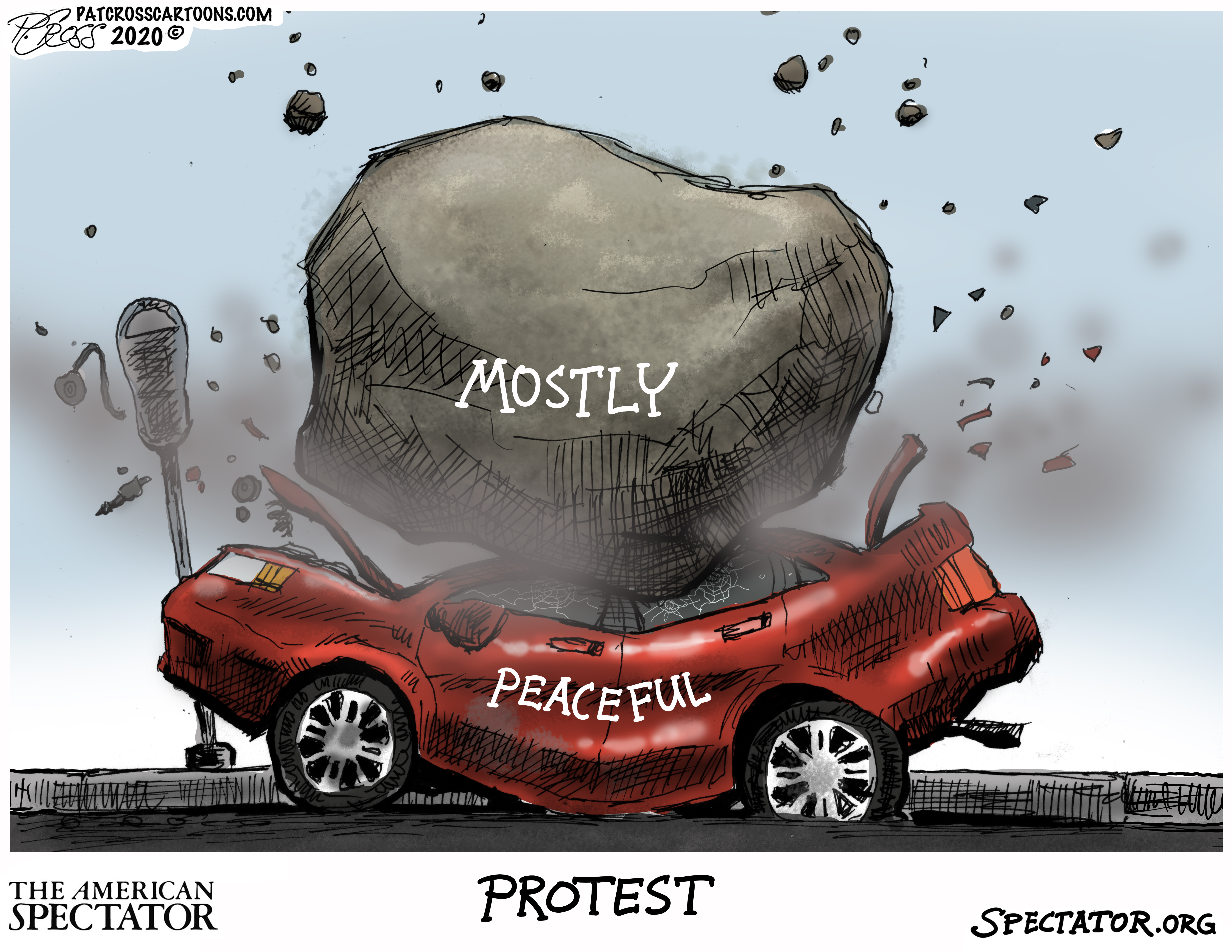 Mostly Peaceful Spectator